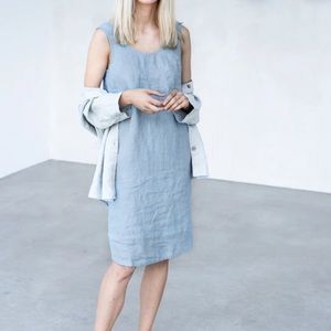 Not perfect linen shift dress